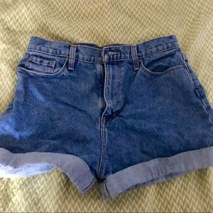 Urban Outfitters Shorts - Denim cuffed high waisted shorts Urban Outfitters Shorts - Denim cuffed high waisted shorts